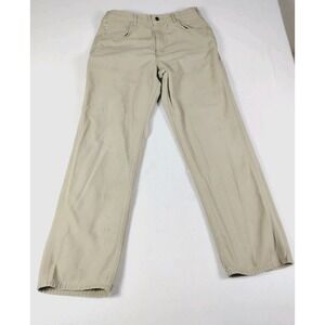 Carhartt Rigby Pants Men's 36 Beige Flame Resistant Rugged Flex Workwear Welding
